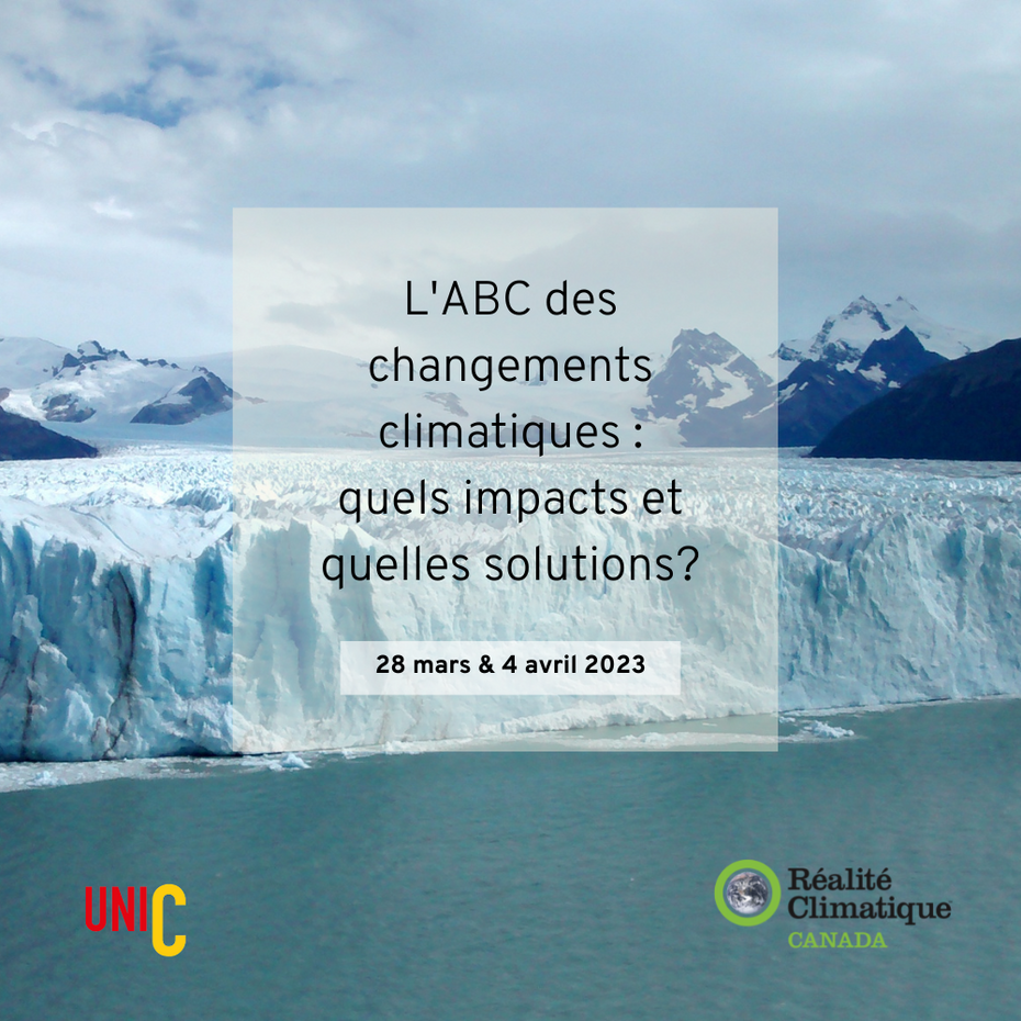 L'ABC des changements climatiques : quels impacts et quelles solutions ...